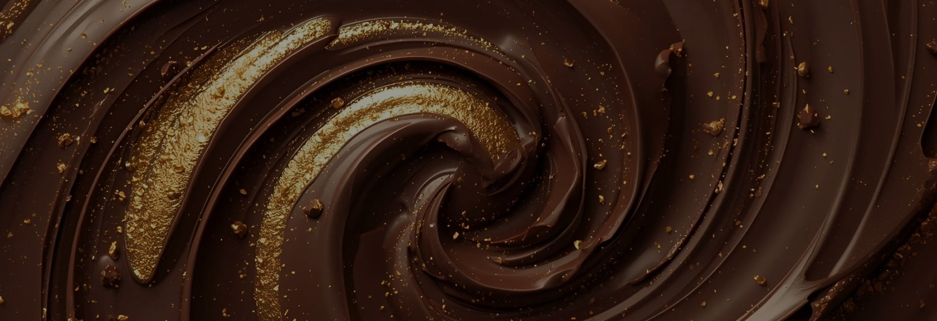 Melted Belgian chocolate symbolizing craftsmanship and indulgence